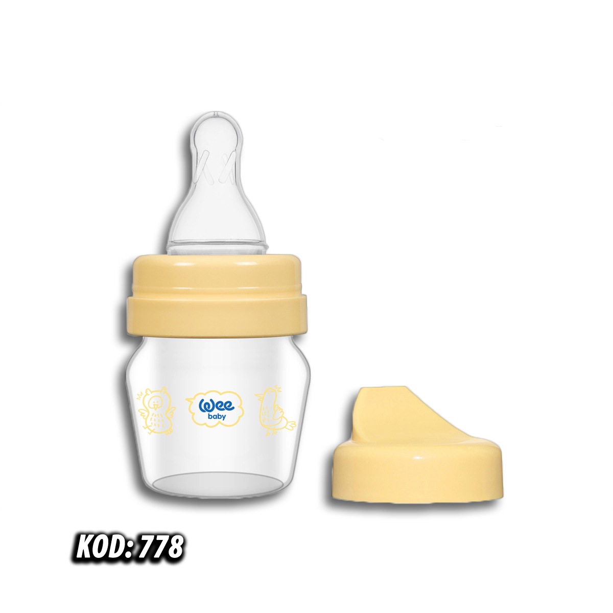 Mini Plastik Çift Fonksiyonlu Bebek Alıştırma Bardak Seti