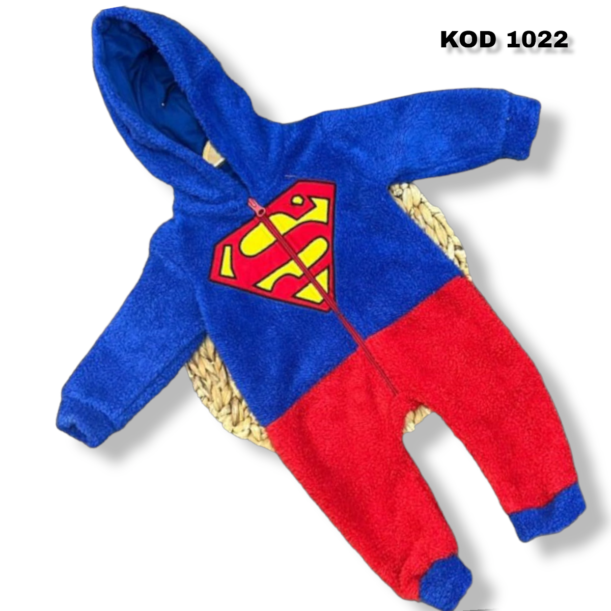 Süperman welsoft Bebek tulum 6 9,12 ay 2,3,4 yaş